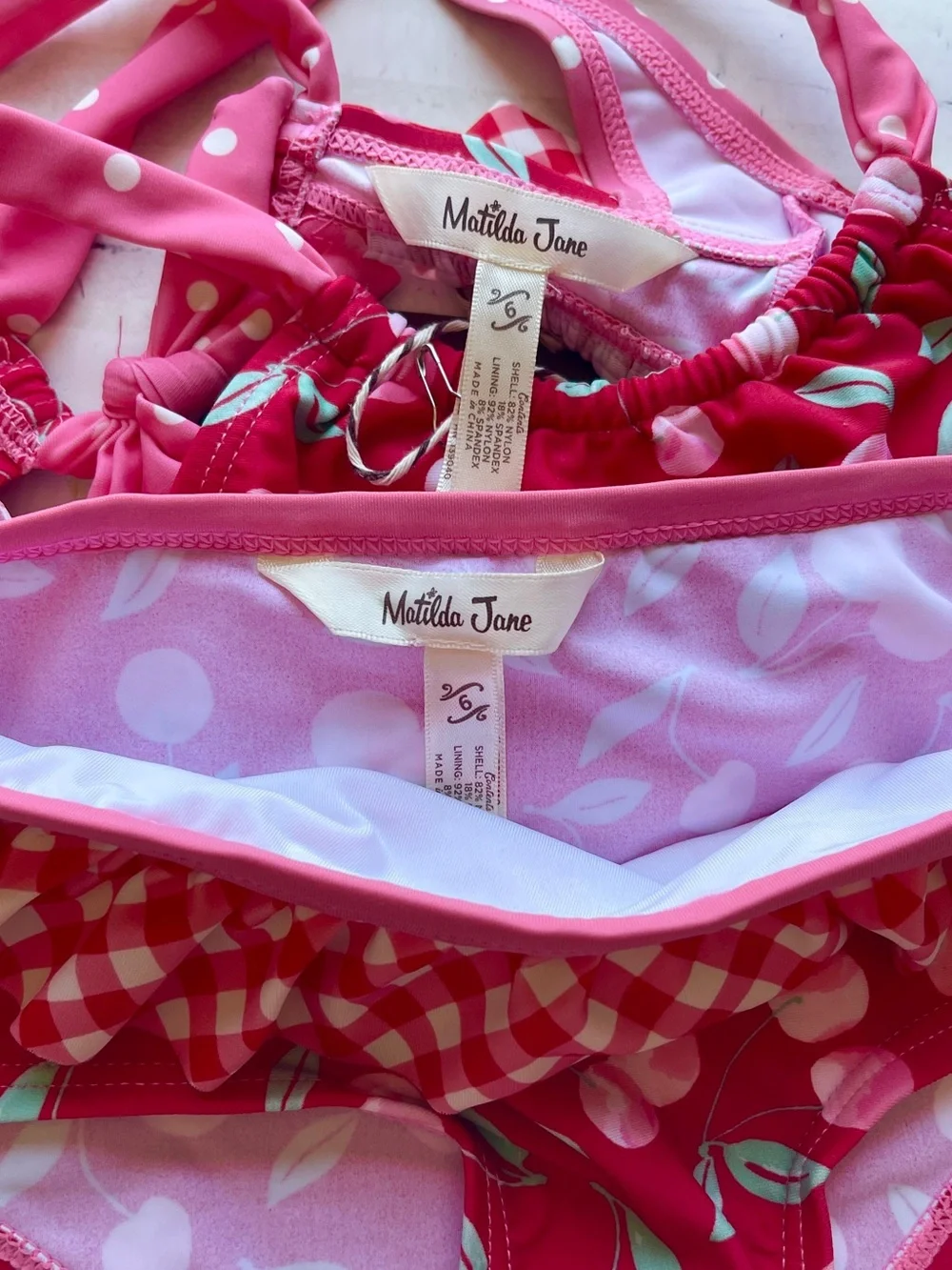 Matilda Jane Sandy-Springs Two-Piece Cherry Swim